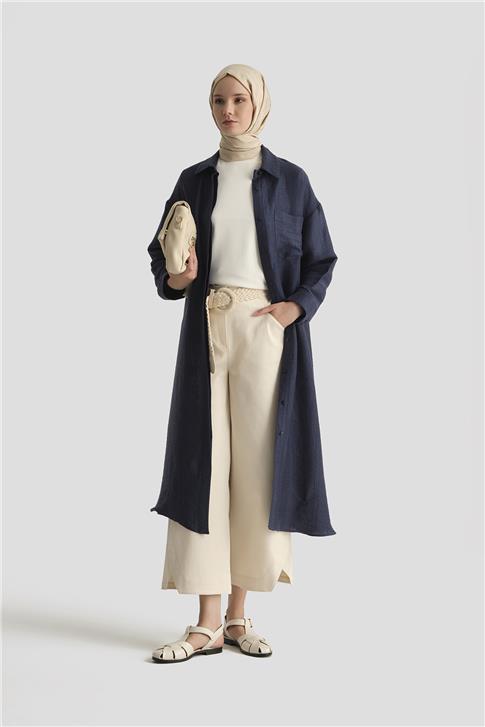 Armine Gömlek Tunik 25Y4700 Lacivert