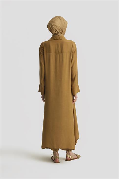 26Y4701 Armine Tunik Elbise Sahra