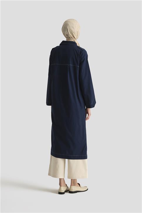 26Y4705 Armine Tunik Elbise Lacivert