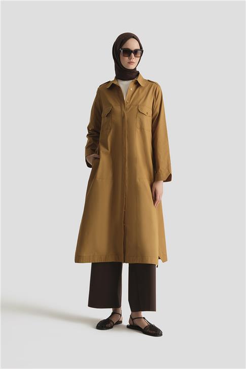 26Y4705 Armine Tunik Elbise Sahra