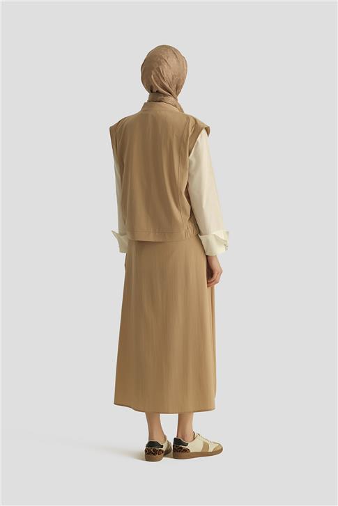 Armine Yelekli Takım 25YT613 Bej
