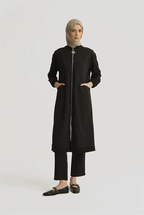 Armine Fermuarlı Giy Çık 25YH520 Siyah