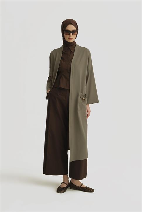 Armine Zincir Detaylı Giy Çık 25YT521 Haki