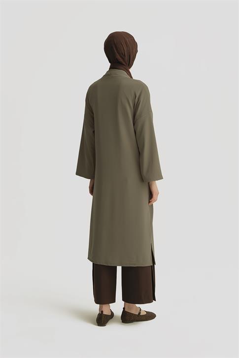 Armine Zincir Detaylı Giy Çık 25YT521 Haki