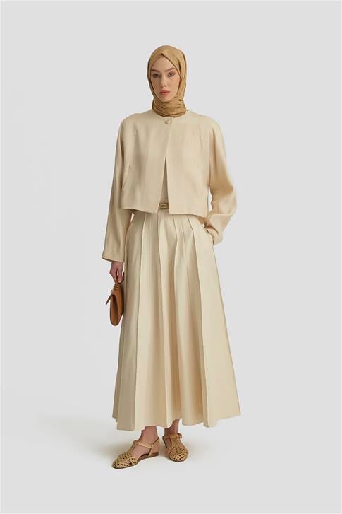 Armine Elişi Dikişli Tencel Ceket 25Y5903 Aytaşı