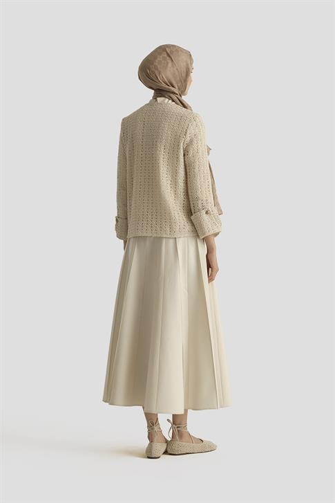 Armine Natural Brode Ceket 25Y5904 Naturel