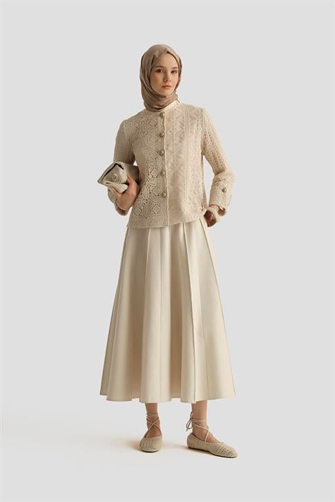 Armine Natural Brode Ceket 25Y5904 Naturel