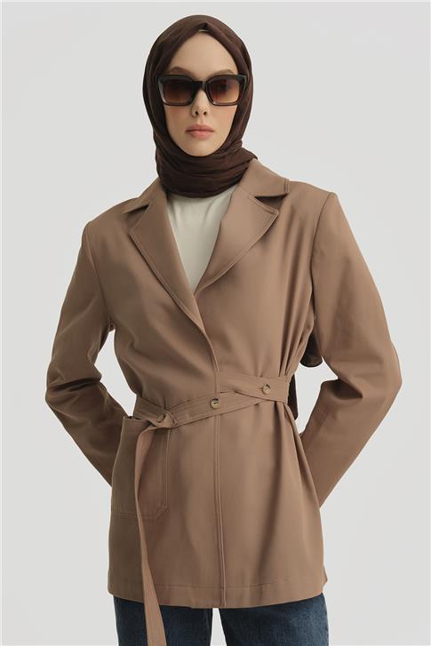 Armine Anvelop Blazer Ceket 25Y5911 Vizon