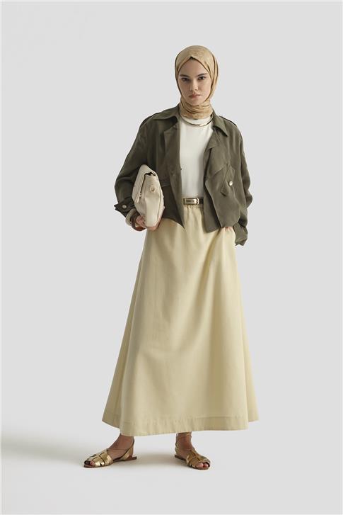 Armine Asimetrik Ceket 25Y5914 Haki