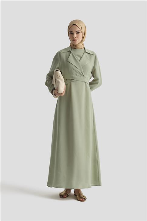 Armine Bluz Elbiseli Takım 25Y6009 Çağla