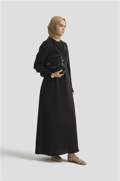 Armine Bluz Elbiseli Takım 25Y6009 Siyah