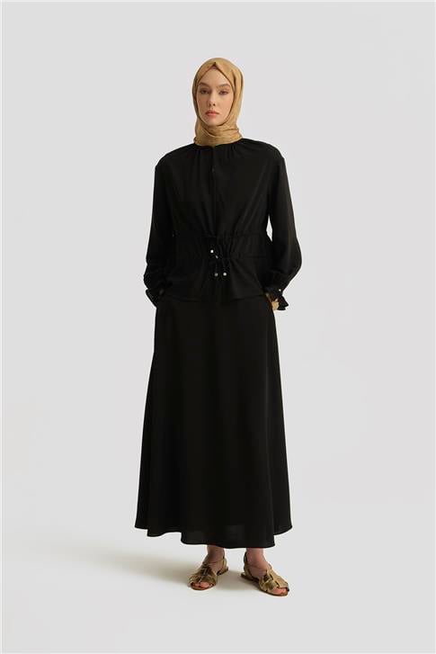 Armine Çift Kemerli Takım 25Y6016 Siyah