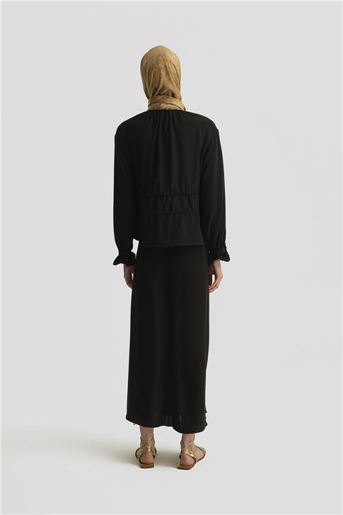 Armine Çift Kemerli Takım 25Y6016 Siyah