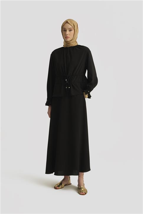 Armine Çift Kemerli Takım 25Y6016 Siyah