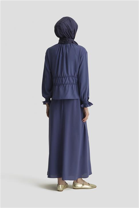 Armine Çift Kemerli Takım 25Y6016 Puslu Mor