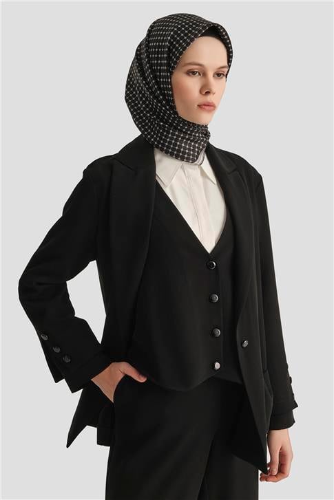 Armine Garnili 3 lü Takım 25Y6022 Siyah