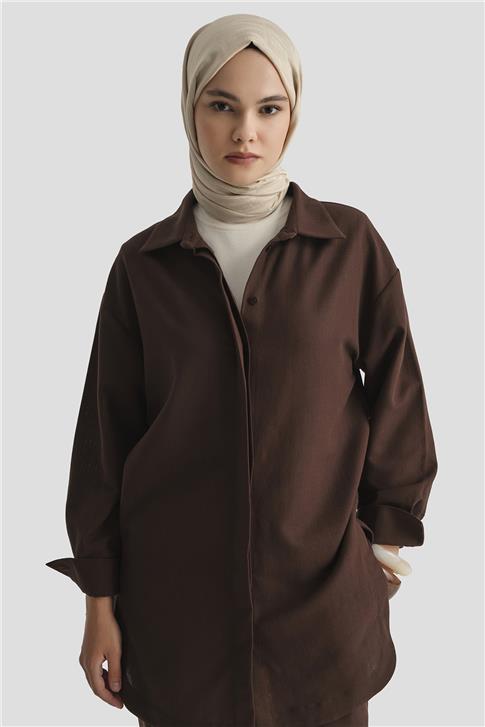 Armine Keten Basic Takım 25Y6036 Kakao