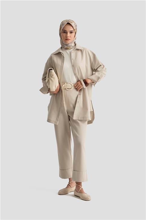 Armine Keten Basic Takım 25Y6036 Taş