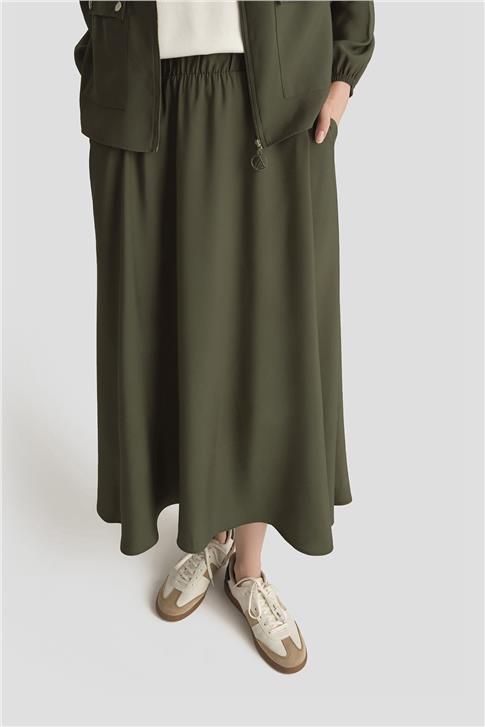 Armine Ceketli Tencel Takım 25YT622 Küf Yeşili