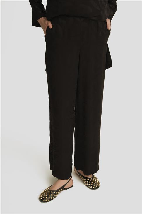 Armine Saten Desenli Takım 25YT627 Siyah