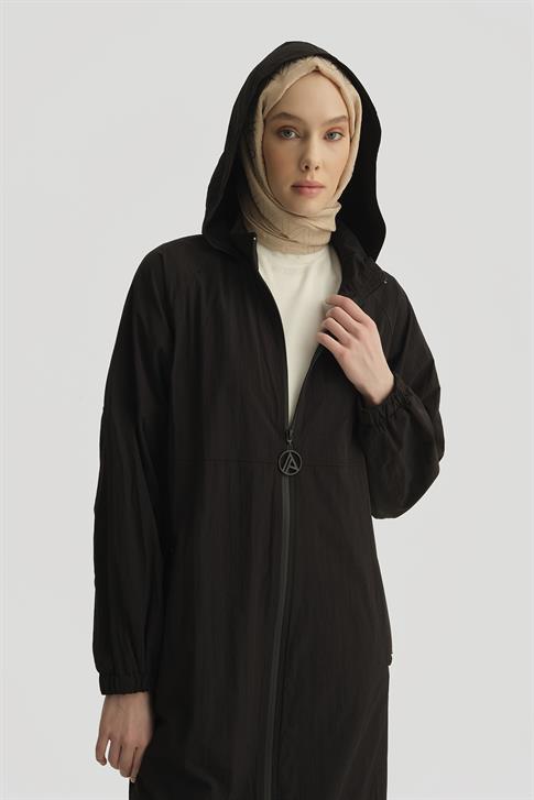 Armine Paraşüt Kumaş Giy Çık 25YH817 Siyah