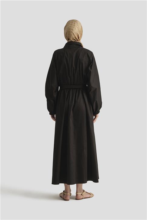Armine Gömlek Elbise 25YD9025-1 Siyah