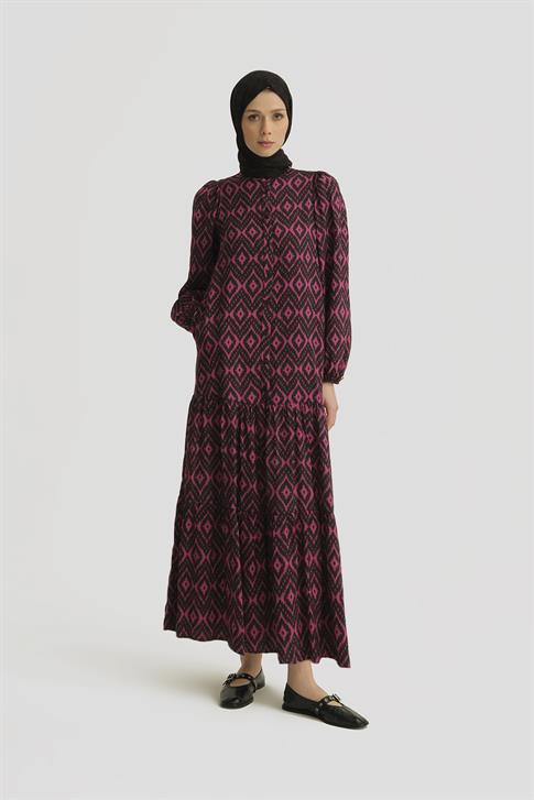 Armine Trend Elbise 25YT907 Lacivert