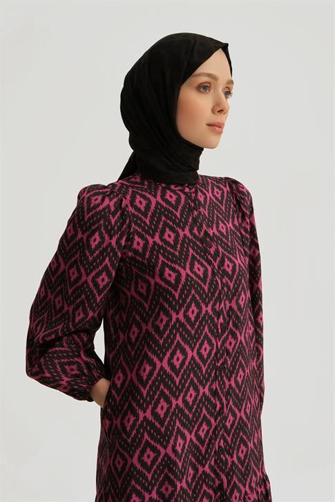 Armine Trend Elbise 25YT907 Lacivert