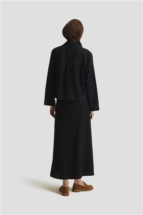 Armine Denim Gömlek Ceket 25YD9113 Koyu Lacivert