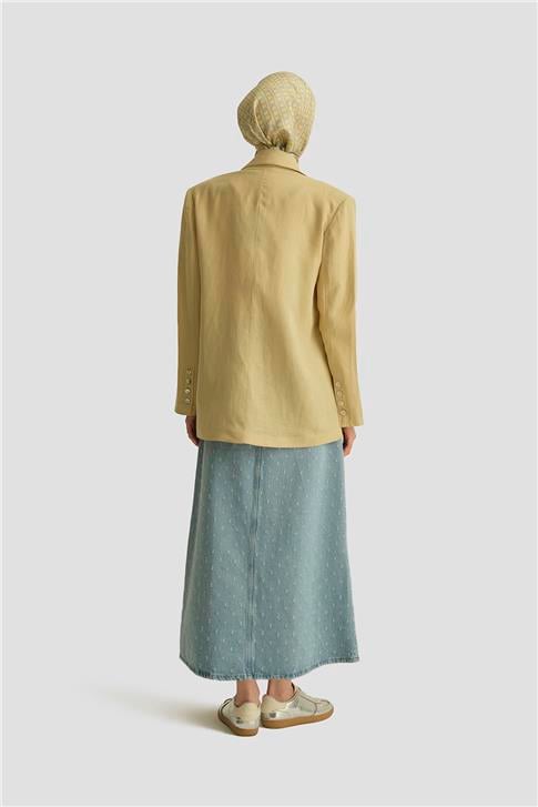 Armine Denim Etek 25YD9125 Mavi