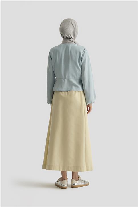 Armine Tencel Bluz 25YD9127 Mavi