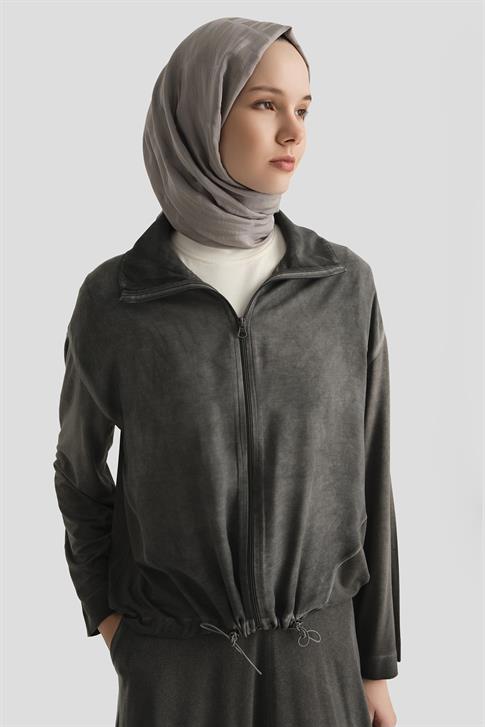 Armine Viskon Ceketli Takım 25YD9148 Antrasit