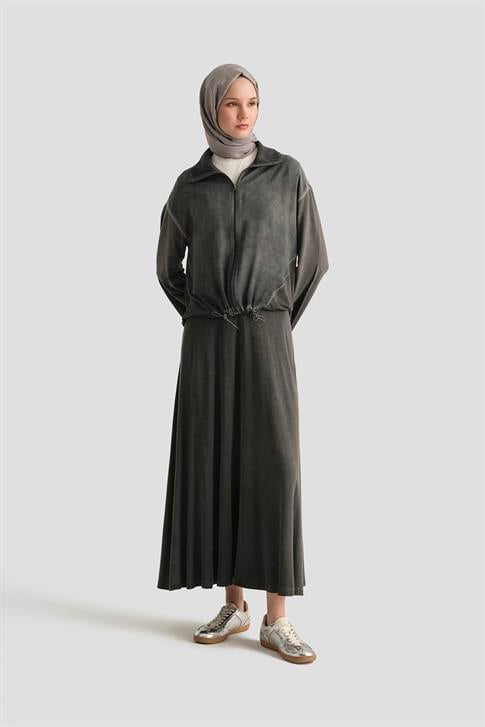 Armine Viskon Ceketli Takım 25YD9148 Antrasit