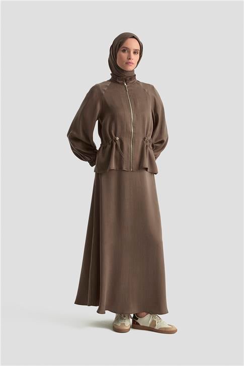 Armine Takım 25YD9156 Kahverengi