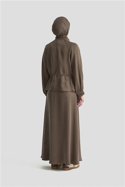 Armine Takım 25YD9156 Kahverengi