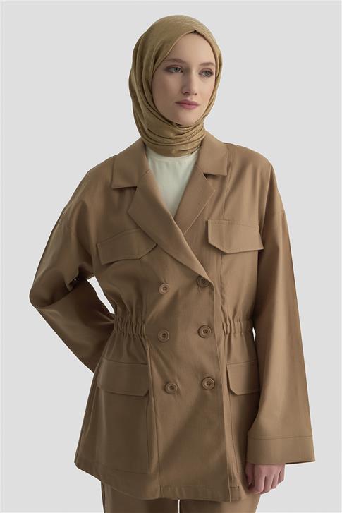 Armine Keten Takım 25YD9158 Vizon