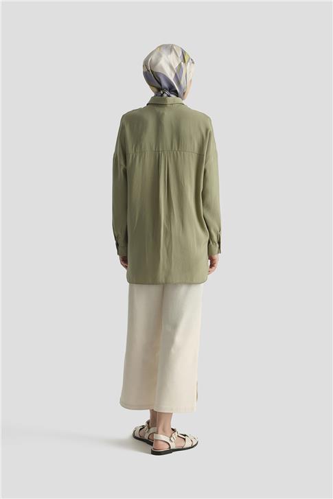 Armine Tunik 25YD9170 Zeytin Yeşili