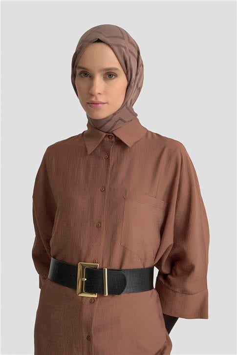 Armine Tunik 25YD9171 Kahverengi