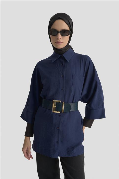 Armine Tunik 25YD9171 Lacivert
