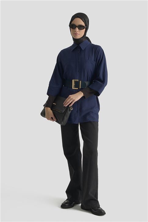 Armine Tunik 25YD9171 Lacivert