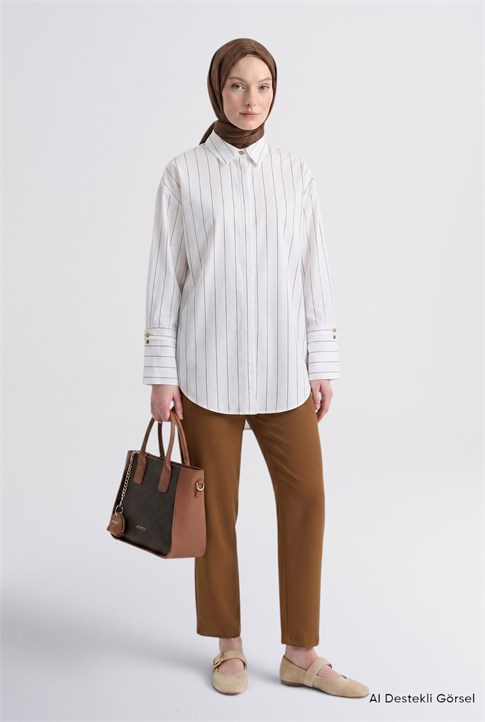 26Y9175 Armine Pantolon Kahverengi 