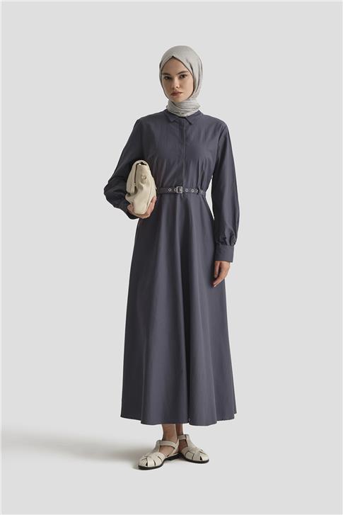 Armine Elbise 25YD9178 Antrasit