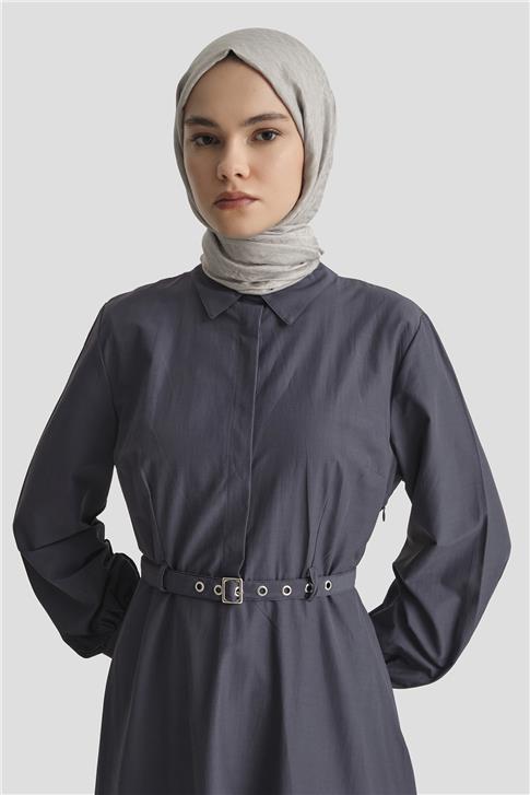 Armine Elbise 25YD9178 Antrasit