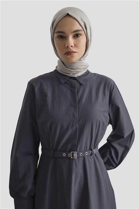 Armine Elbise 25YD9178 Antrasit