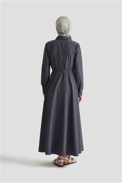 Armine Elbise 25YD9178 Antrasit