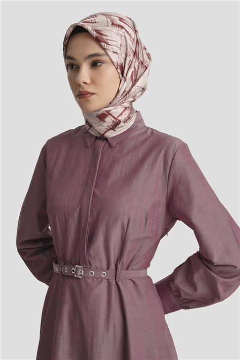 Armine Elbise 25YD9178 BORDO