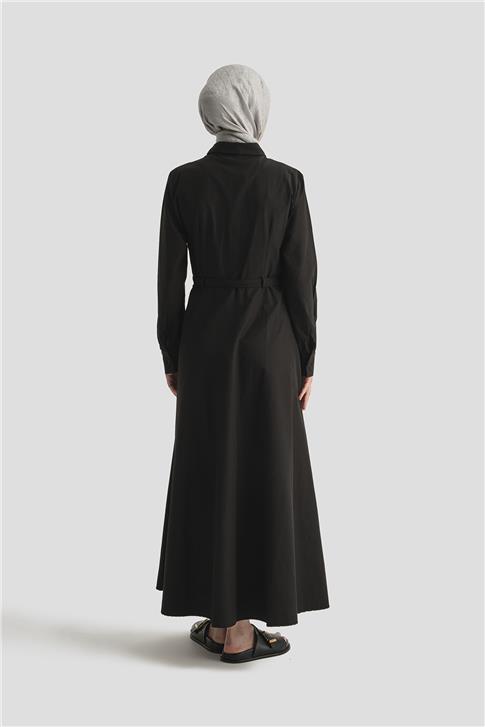 Armine Elbise 25YD9178 Siyah