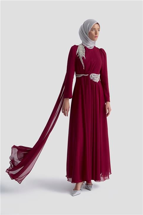 Armine Abiye 25YD9183 BORDO