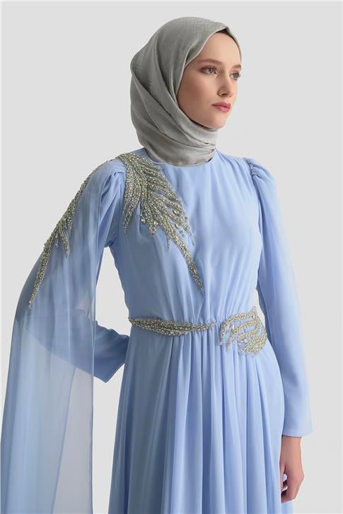 Armine Abiye 25YD9183 Mavi