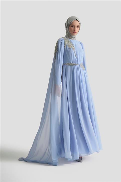 Armine Abiye 25YD9183 Mavi